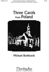 Three Carols from Poland SATB choral sheet music cover